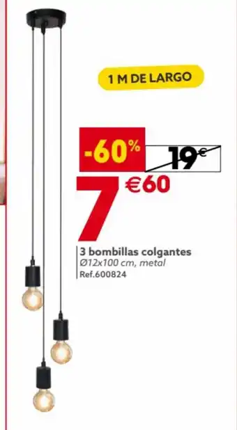 GiFi 3 Bombillas Colgantes oferta