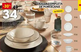 GiFi Vajilla Porcelana oferta