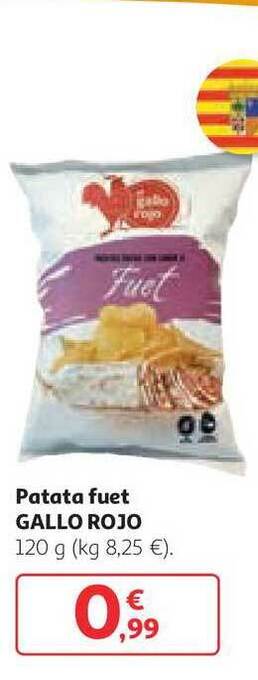 Alcampo Gallo Rojo Patata Fuet 120g oferta