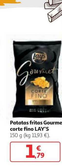 Alcampo Lay's Patatas Fritas Gourmet Corte Fino 150g oferta