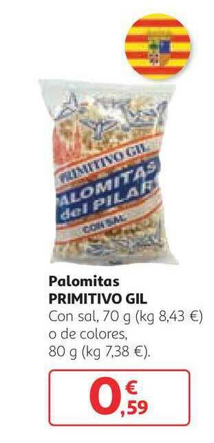 Alcampo Primitivo Gil Palomitas 70/80g oferta