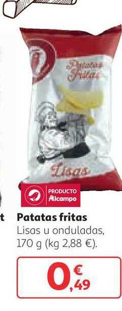 Alcampo Patatas Fritas 170g oferta