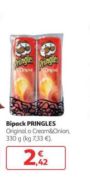 Alcampo Pringles Bipack 330g oferta