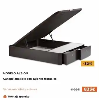 Hipermueble Canapé abatible oferta