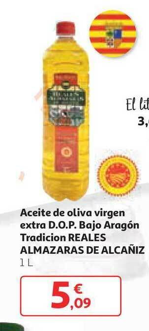 Alcampo Aceite De Oliva Virgen Extra D.o.p. Bajo Aragón Tradicion Reales Almazaras De Alcañiz 1 L oferta