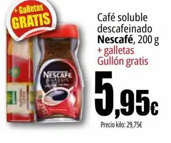 Unide Supermercados Café soluble descafeinado nescafé oferta