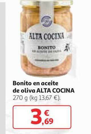 Alcampo Alta Cocina Bonito En Aceite De Oliva 270g oferta