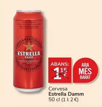 Consum Cerveza estrella damm oferta