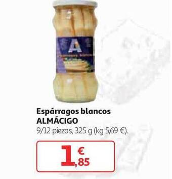 Alcampo Almácigo Espárragos Blancos 9/12 piezas 325g oferta