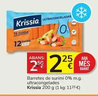 Consum Surimi krissia oferta