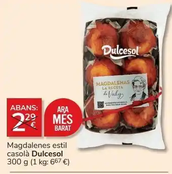 Consum Magdalenas dulcesol oferta
