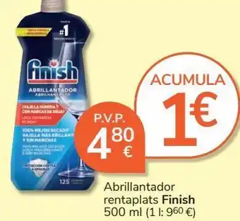 Consum Abrillantador finish oferta
