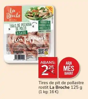 Consum Pechuga de pollo la broche oferta