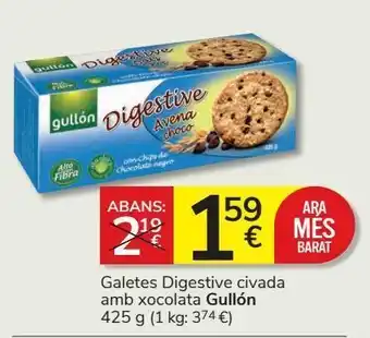 Consum Galletas digestive gullón oferta