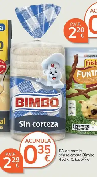 Consum Pan de molde bimbo oferta