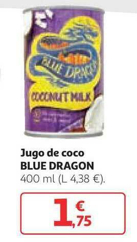 Alcampo Blue Dragon Jugo De Coco 400ml oferta