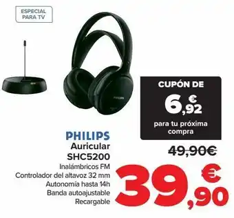 Carrefour Auricular shc5200 philips oferta