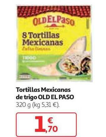 Alcampo Old El Paso Tortillas Mexicanas De Trigo 320g oferta