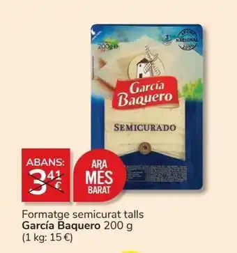 Consum Queso semicurado garcía baquero oferta