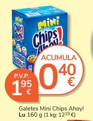 Consum Galletas chips ahoy lu oferta