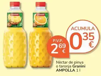 Consum Néctar granini oferta