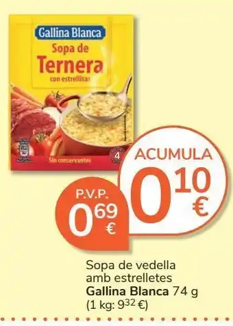 Consum Sopa gallina blanca oferta