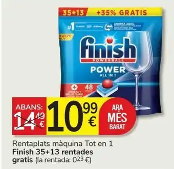 Consum Pastillas para lavavajillas finish oferta