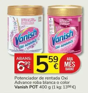 Consum Detergente vanish oferta