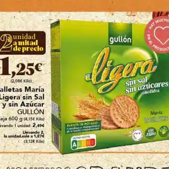 Gadis Galletas maría ligera oferta