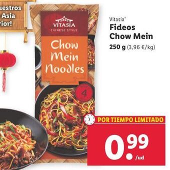 Lidl Fideos chow mein oferta