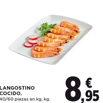 El Corte Inglés Langostino cocido oferta