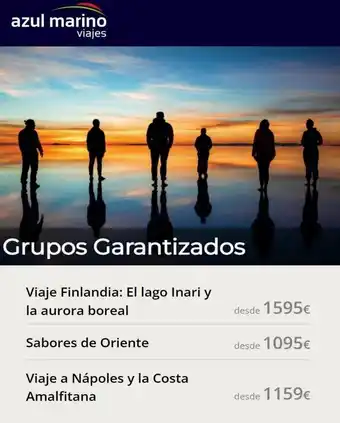 Viajes Azul Marino Azul marino viajes grupos garantizados viaje finlandia: el lago inari y la aurora boreal sabores de oriente viaje a nápol oferta