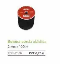 Abacus Apli bobina corda elàstica 2 mm x 100 m 1210595.32 pvp 6,75 € oferta