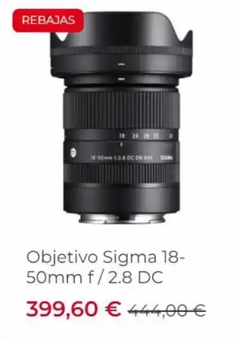 Visanta Rebajas 18 24 28 35 1-50mm 1:2.8 dc dn ess soal objetivo sigma 18-50mm f/2.8 dc 399,60 € 444,00 € oferta