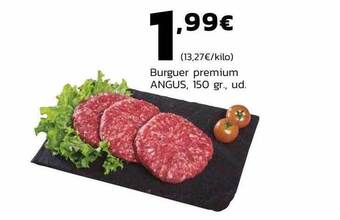 Supermercados Lupa Burguer premium angus oferta