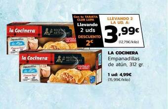Supermercados Lupa La cocinera empanadillas de atún oferta