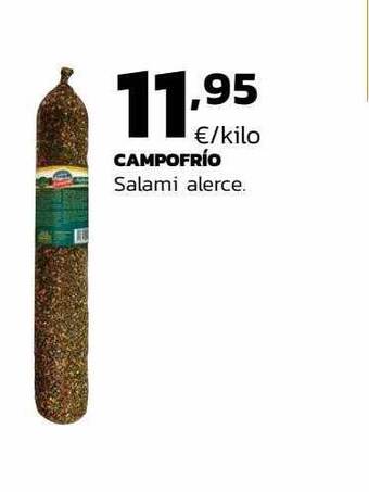 Supermercados Lupa Campofrío salami alerce oferta