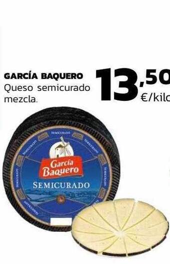 Supermercados Lupa García baquero queso semicurado mezcla oferta