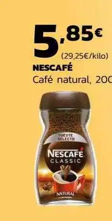 Supermercados Lupa Nescafé café natural oferta