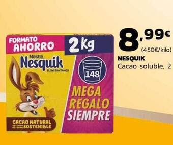 Supermercados Lupa Nesquik cacao soluble oferta