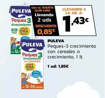 Supermercados Lupa Puleva peques-3 crecimiento con cereales o crecimiento oferta