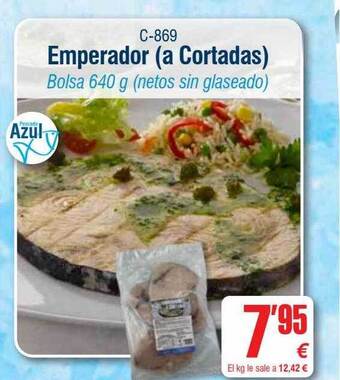 Abordo Emperador (a cortadas) oferta