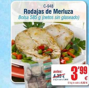 Abordo Rodajas de merluza oferta