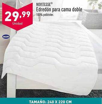 ALDI Novitesse edredón para cama doble oferta