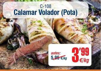 Abordo Calamar volador oferta