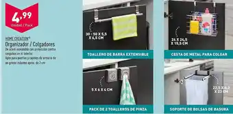 ALDI Home creation organizador o colgadores oferta