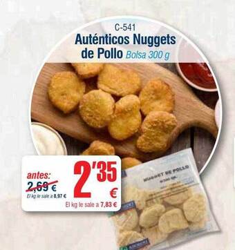Abordo Auténticos nuggets de pollo oferta