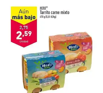 ALDI Hero tarrito carne mixto oferta
