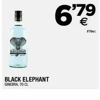 BM Supermercados Black elephant ginebra oferta