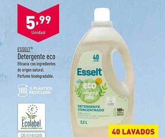 ALDI Esselt detergente eco oferta